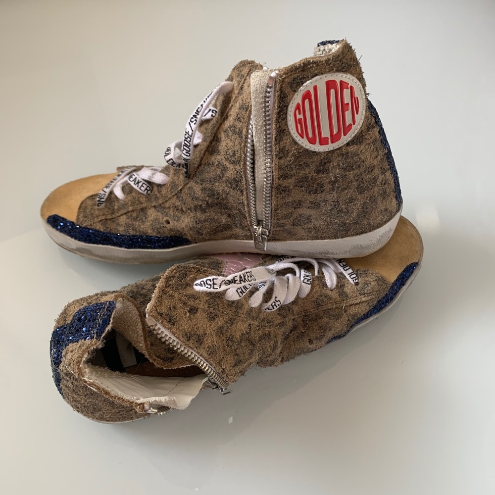 Golden Goose Francy Trainer - Leopard pattern